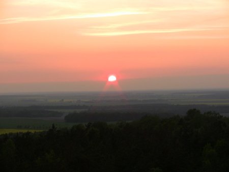 Sonnenuntergang vom 33. Deutschland Berg DX