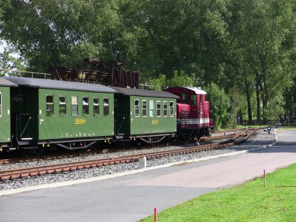 Die Döllnitzbahn in voller Pracht in Glossen