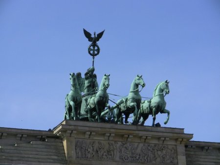 Die Quadriga in Berlin Brandenburger Tor